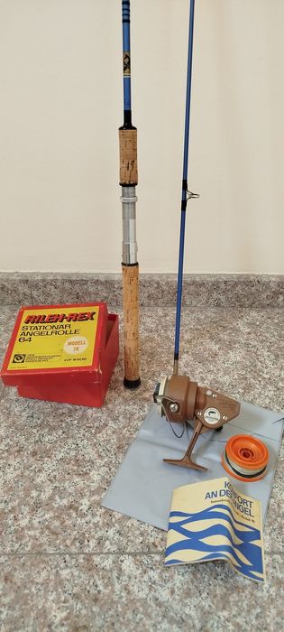 Въдица Tokoz 210см и макара Germina, като нови!