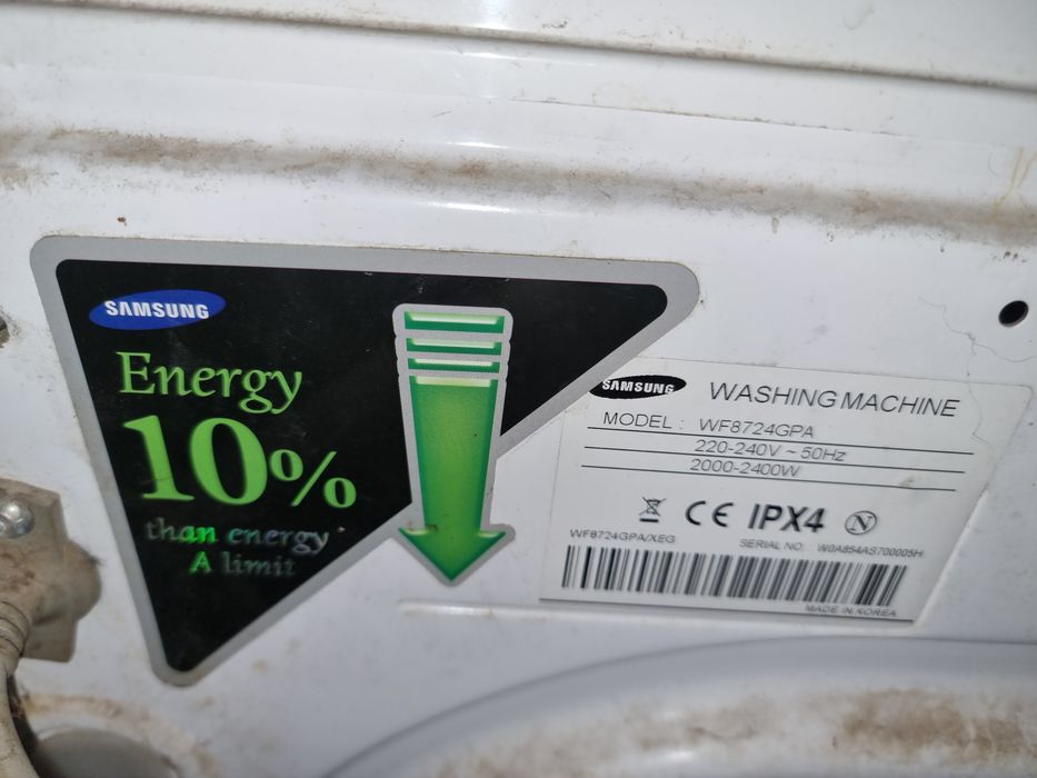 Пералня Samsung модел WF8724GPA