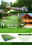 Golf mini  park  Dala xovli dam olish maskalari uchun