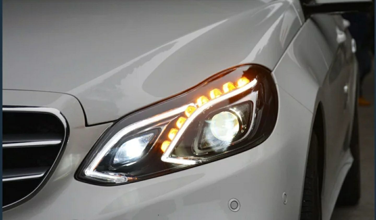 W212 фарове FULL LED би-ксенон far farove bi xenon Mercedes Мерцедес