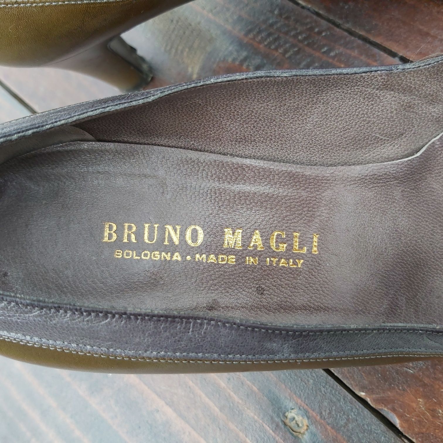 Pantofi piele vintage Bruno Magli 40