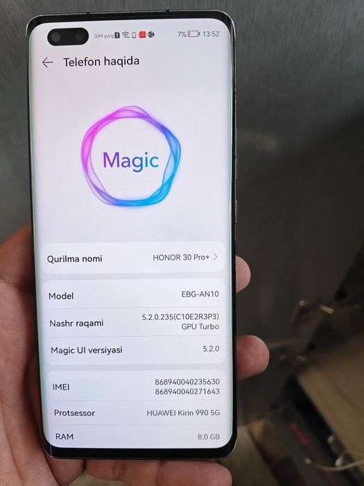 Honor 30 pro plus 5g