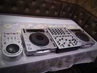 DJ комплект Pioneer CDJ-800 MK2 (2шт) пульт Behringer DJX 700 +эфектер