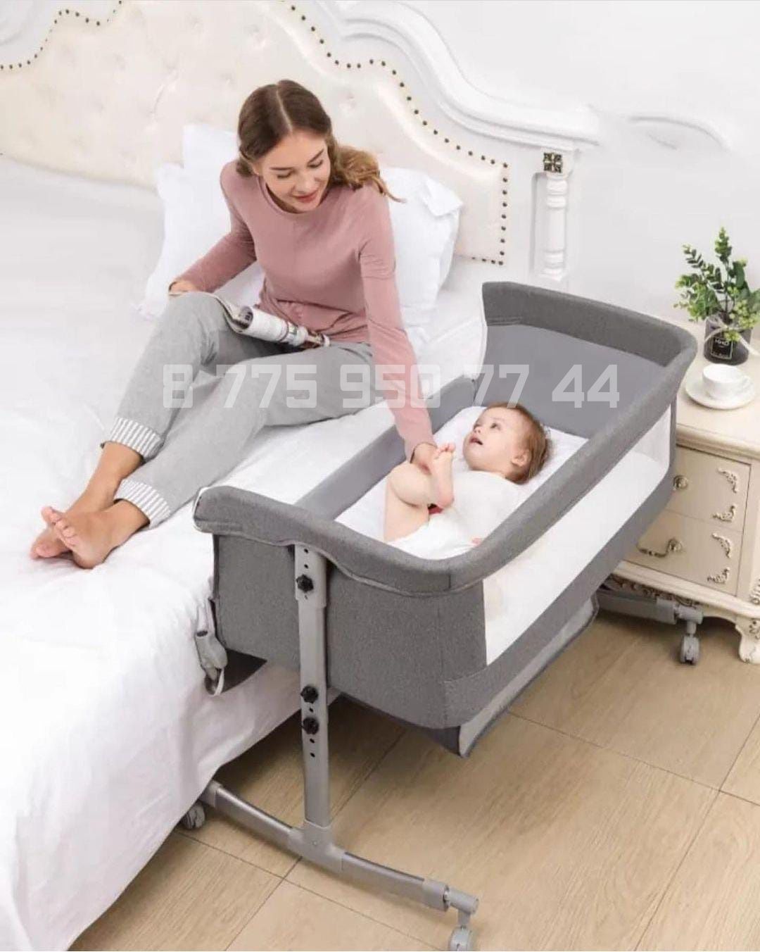 Приставная люлька Приставная кровать Детская кровать Колыбель Манеж