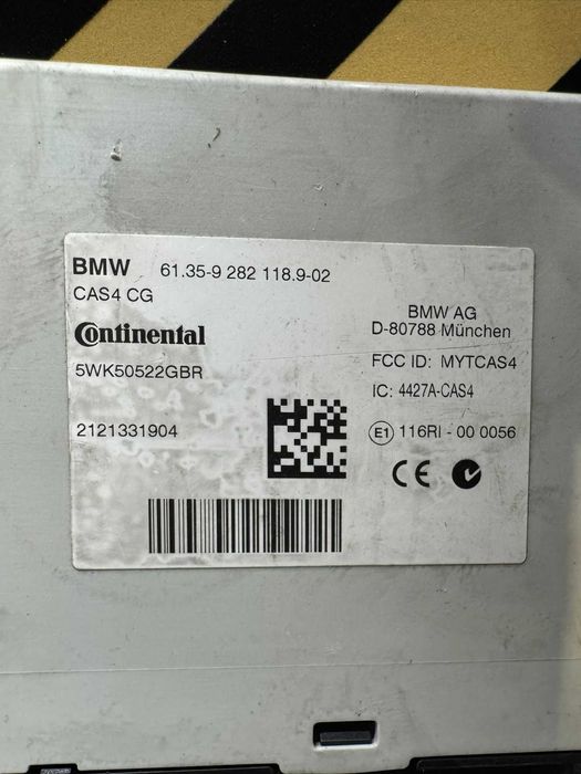 BMW CAS4 модул –  5WK50522GBR – оригинален Continental