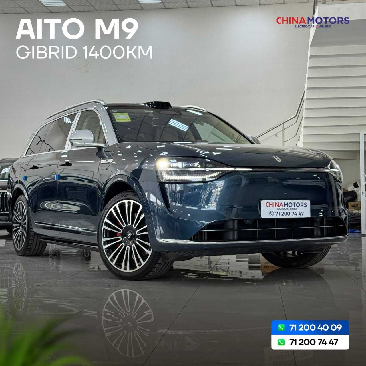 SERES AITO M9 52kW Ultra янги ва қулайликларга эга электромобиль