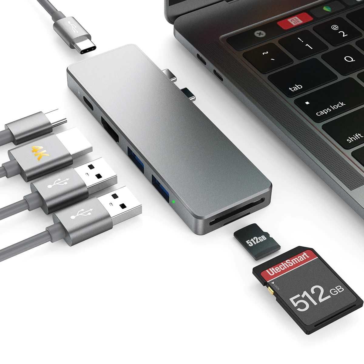 Hub multiport 7 in 2 - USB-C Thunderbolt 3