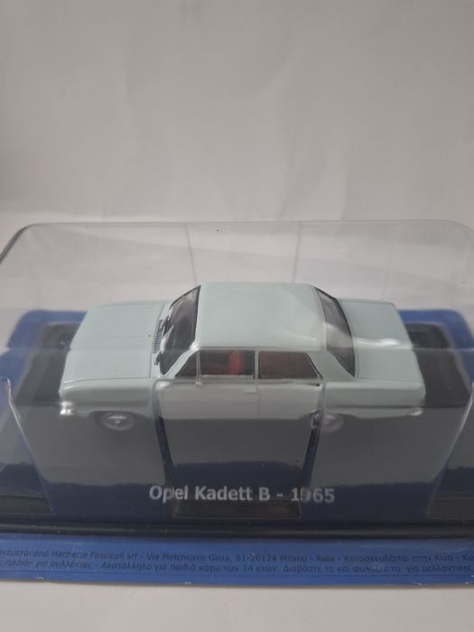 Колекционерска количка Opel Kadett B - 1965 Hachette 1:43.