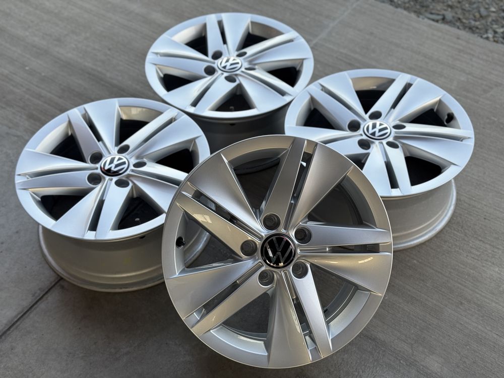 4бр. КАТО НОВИ 16” ОРИГИНАЛНИ Джанти 5х112 за -VW/VAG- 7Jx16H2,ET48
