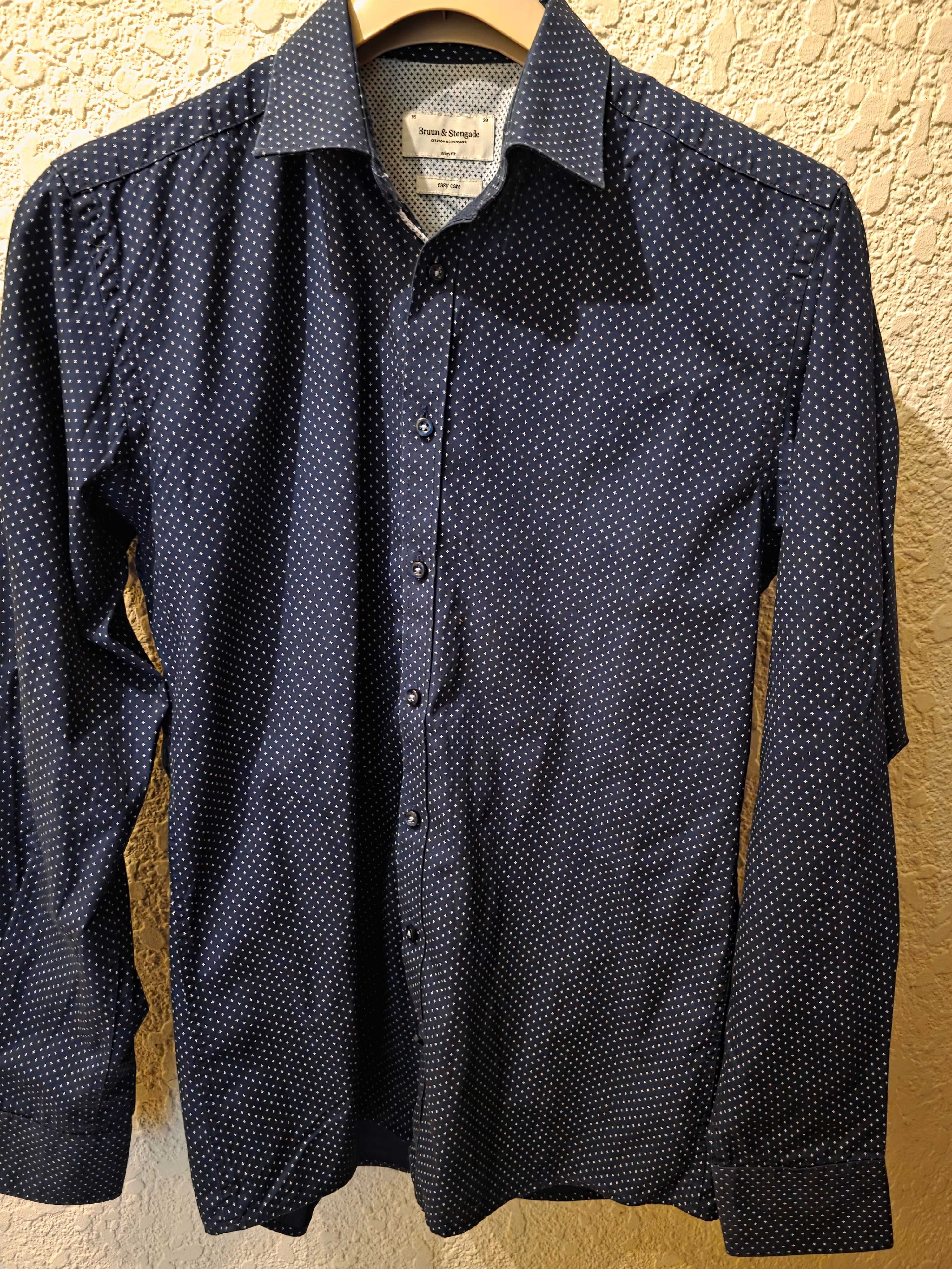 Мъжка риза Bruun & Stengade slim fit