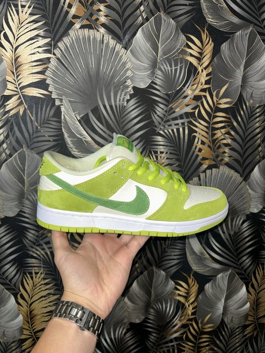 nike dunk green apple