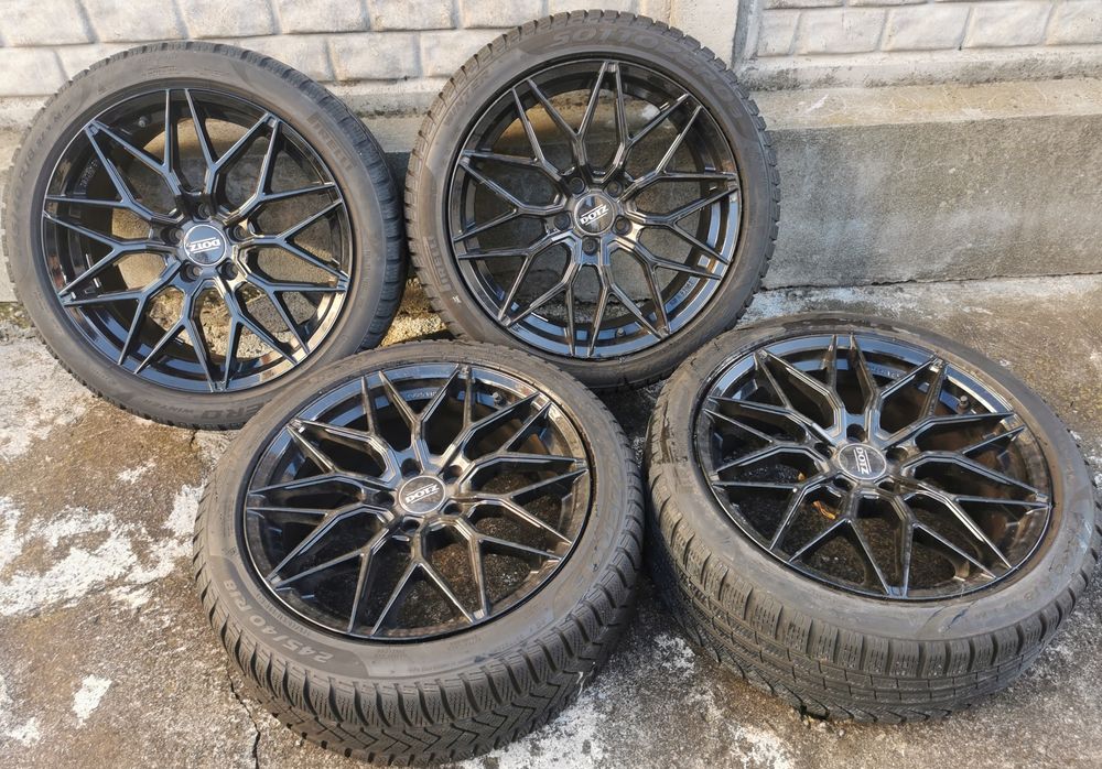 jante DOTZ (5x112) + anvelope iarna 245 40 R18 + senzori presiune
