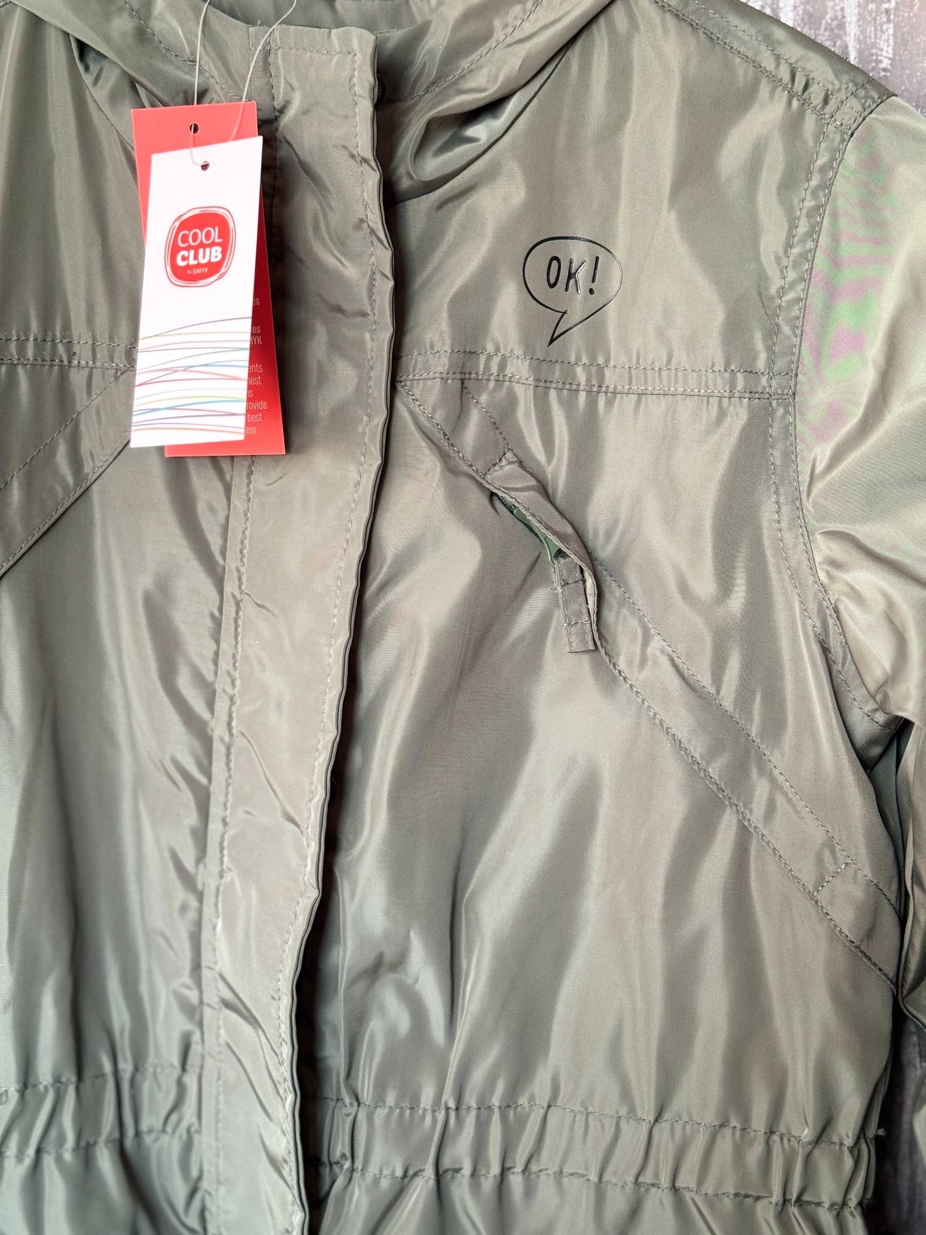 Pardesiu Parka verde NOU fete 11-13 ani (152 cm)_Cool Club (SMYK)