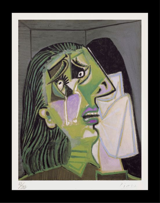Cromolitografie Picasso - Portret