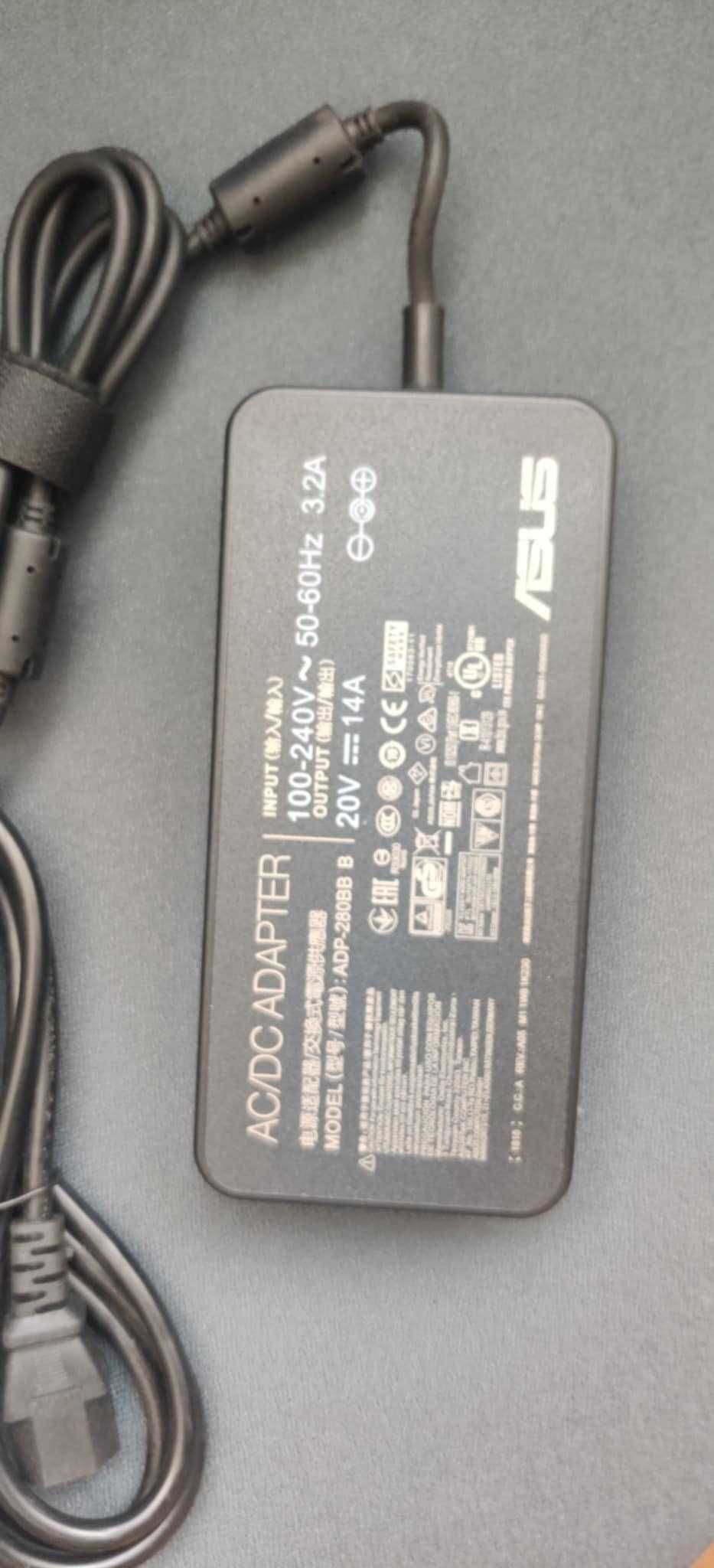 Laptop AC Adapter Charger for Asus, 20V 14A 280W , зарядно за лаптоп