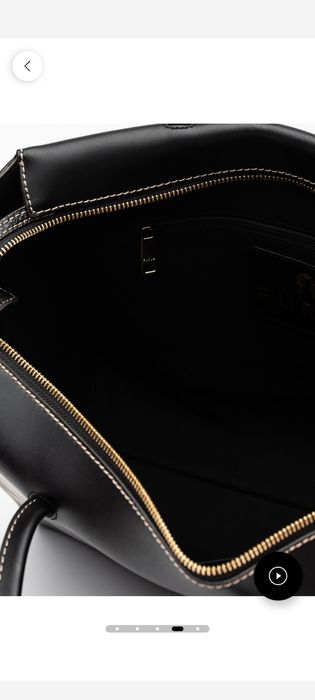 Furla Кожена шопинг чанта Regina