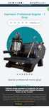 Profesional espresso Hedone Bugster 1 grup