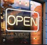 Светеща табела - Open