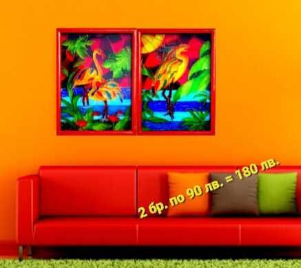 Авторски за ценители - техника тип витраж, рисувано стъкло