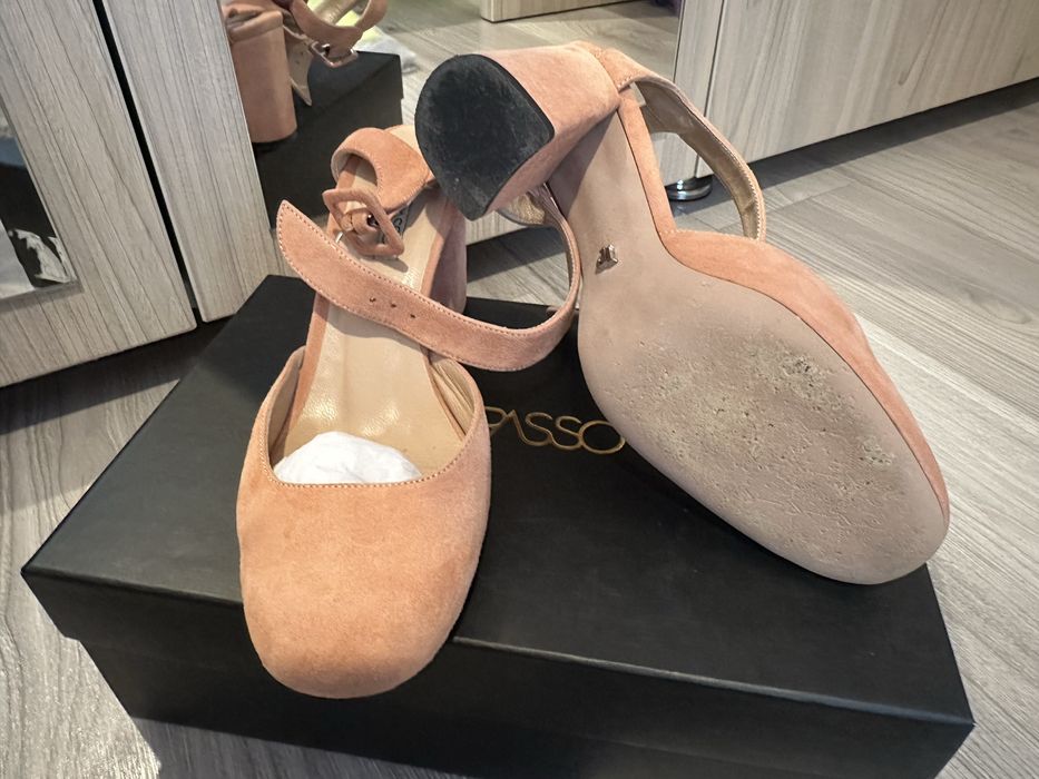 Pantofi din piele intoarsa IL Passo