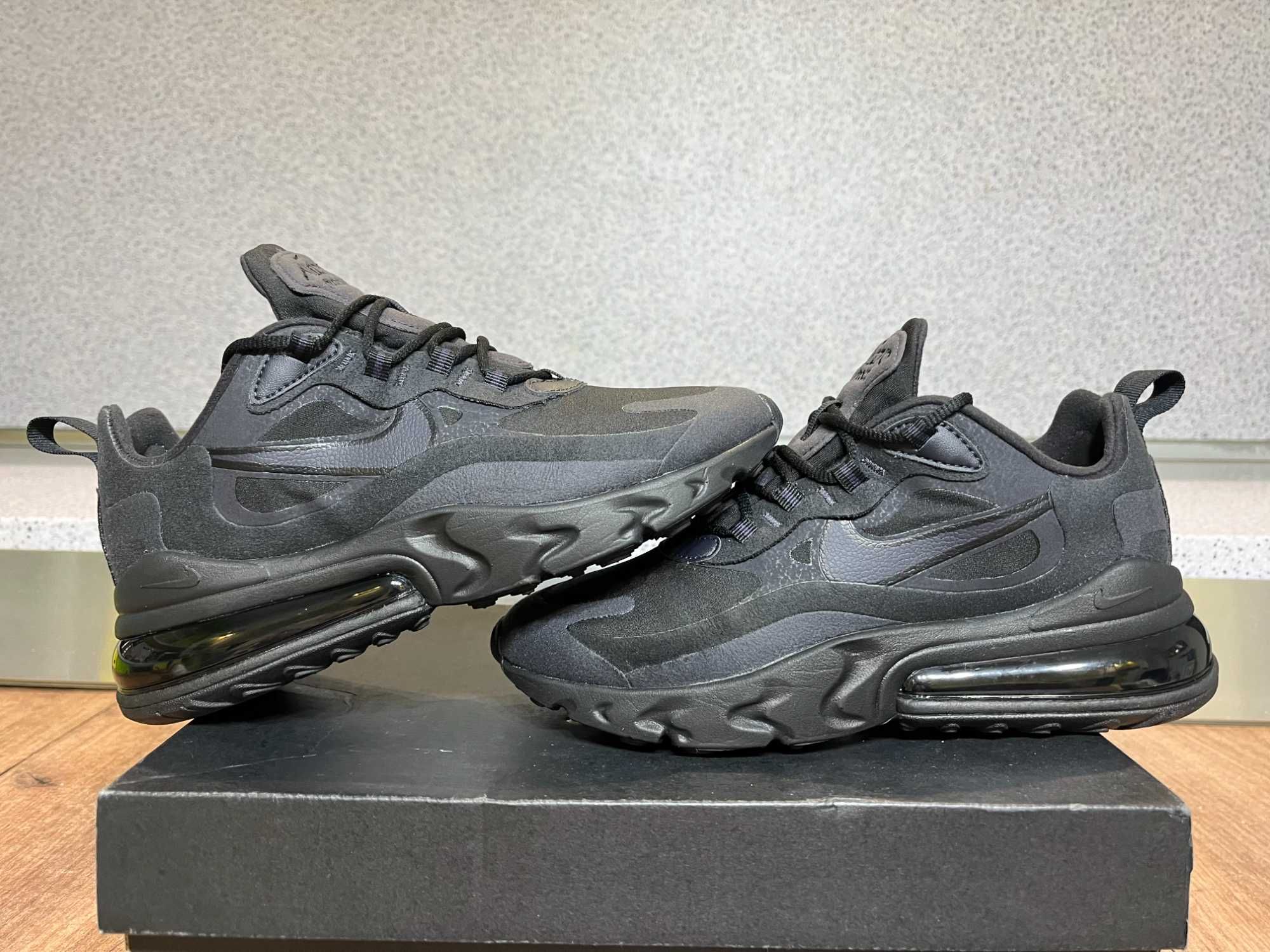 ОРИГИНАЛНИ *** Nike Air Max 270 React Black/Oil Grey/Oil Grey/Black