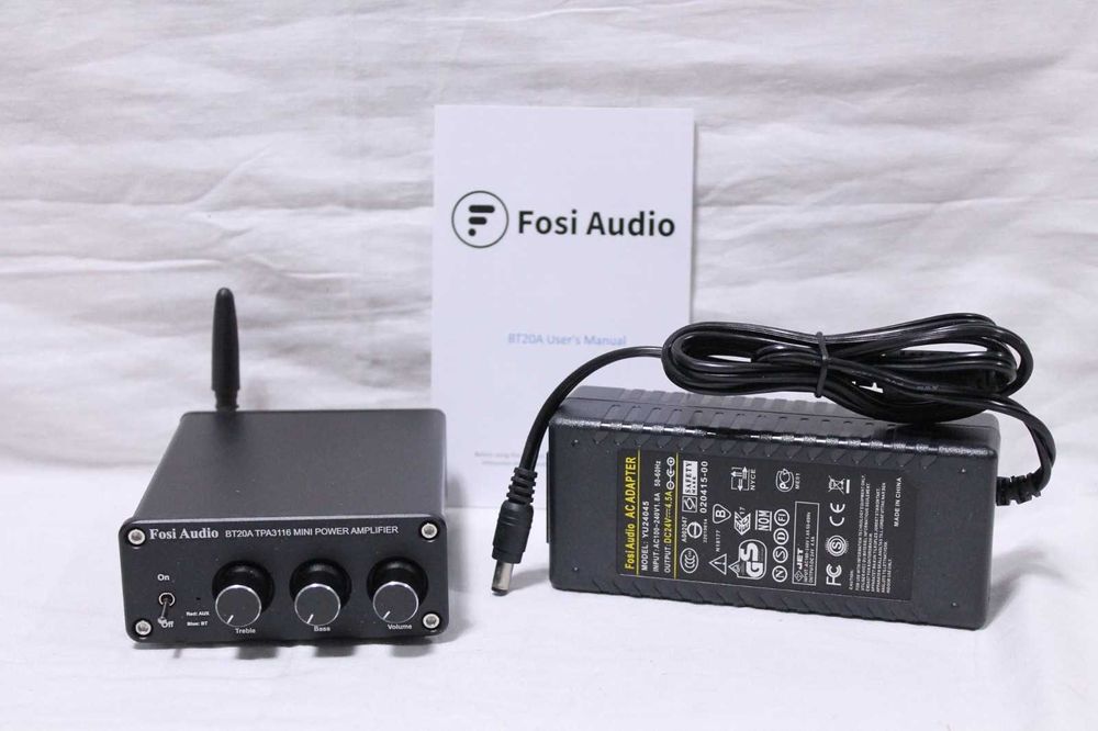 Amplificator stereo FOSI Audio BT20A bluetooth + sursa alimentare