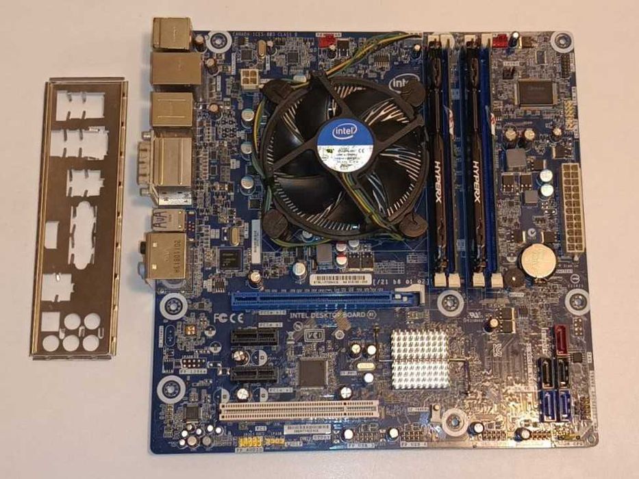 Kit placa de baza socket 1155 cu i7 2600k, 16gb RAM DDR3 si shield