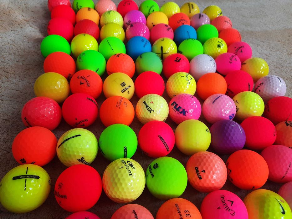 Bile,mingii de golf colorate