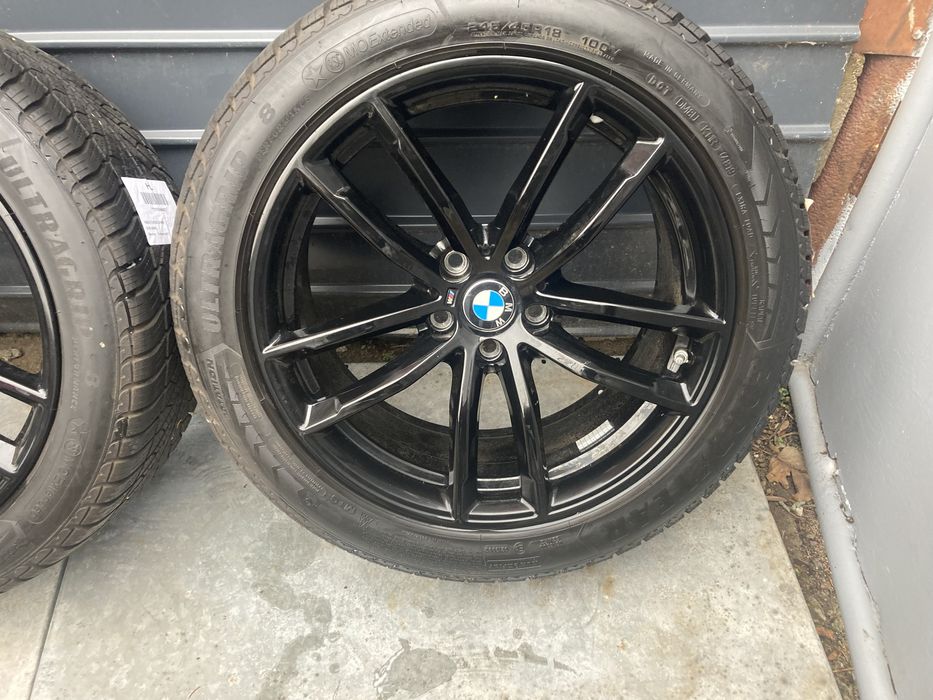 Set roti M pachet NOU BMW seria 5 G30 G31 245 45 18 iarna  runflat