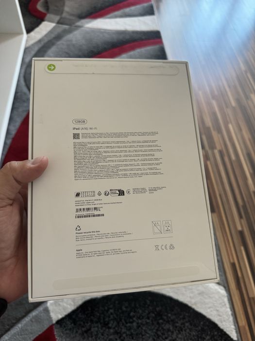 iPad 11th Gen, Wi-FI, Blue, 128Gb, iOS 18.7, la cutie, ca NOUA