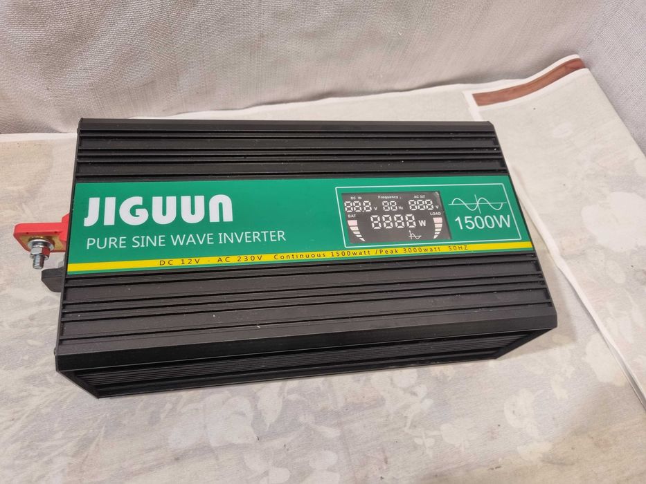Jiguun 12v 1500W pure sine wave inverter