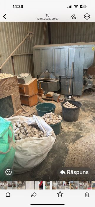 Masina de brichetat rumegus talas