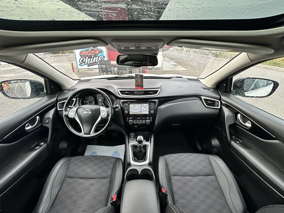 Nissan Qashqai 2015 / 1.5 DCI / 110 CP / Tekna / Alb perlat / Euro6