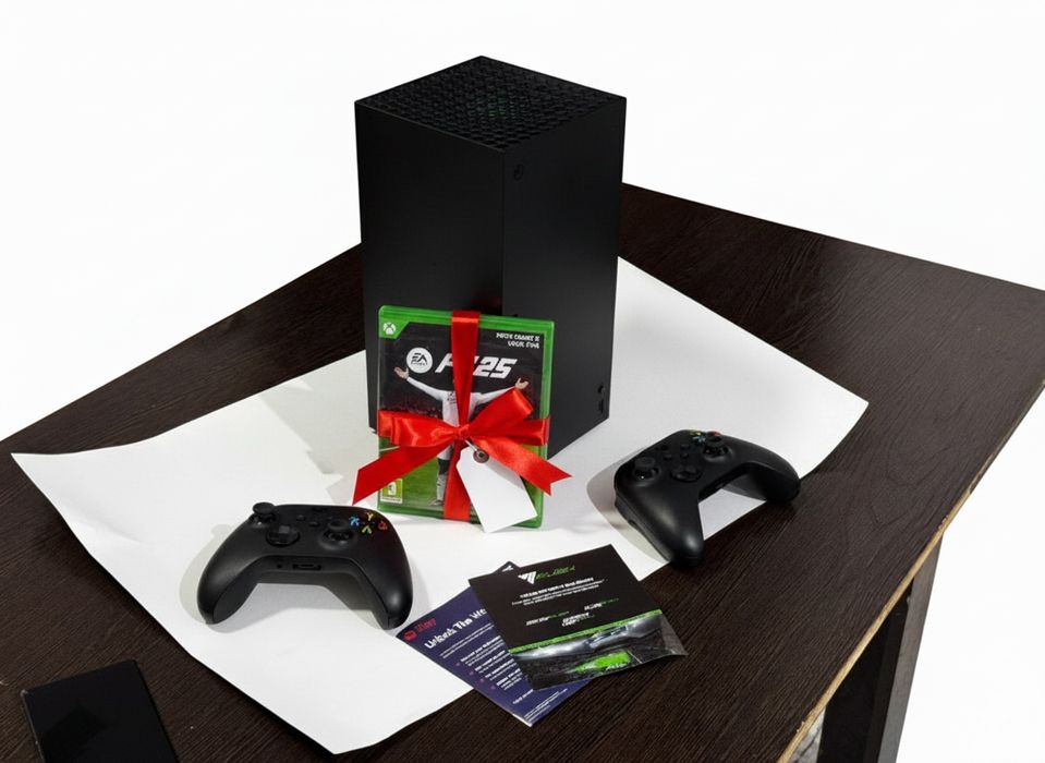 приставка XBOX X, видеоигра даром
