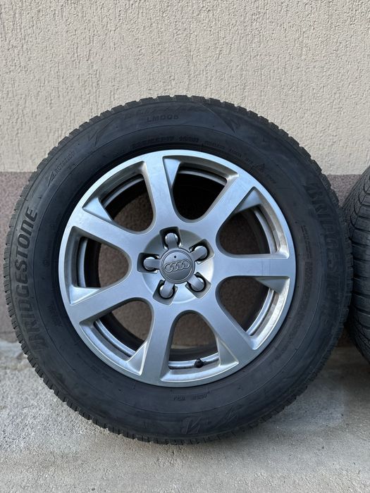 Roti 17 Audi Q5 cu anvelope Iarna Bridgestone 235/65/17