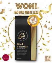 кафе GO CAFFE модел BLACK SELECTION златен медал 1кг зърна внос ИТАЛИЯ