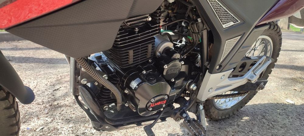 Мотоцикл эндуро "гусь"