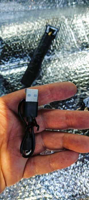 Тример безжичен за подстригване Gold/Злато/;Черен к-т с приставки