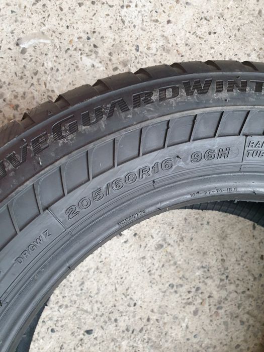 4 anvelope iarna BRIDGESTONE 205/60/16 dot 2018 pret per bucata