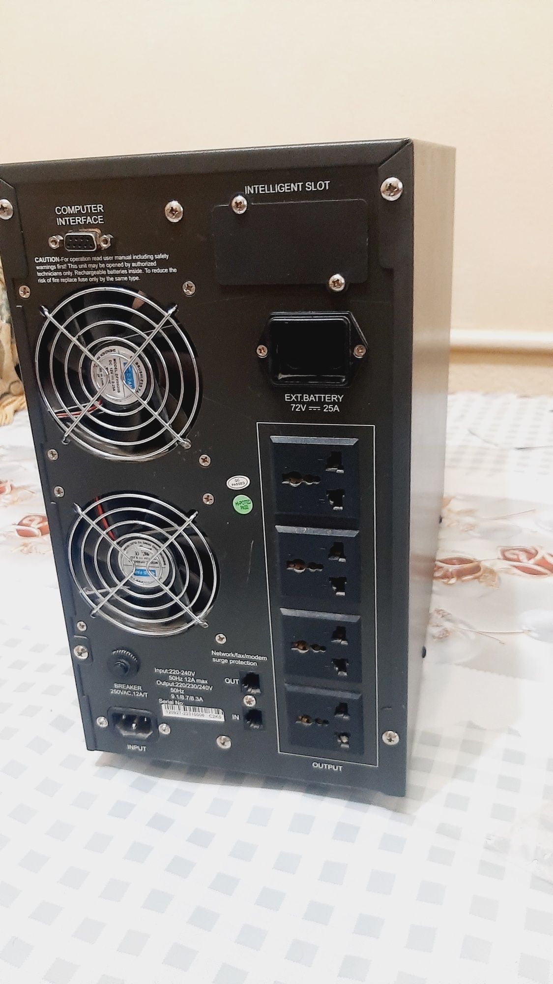 Источник бесперебойного питания VIR-ELECTRIC C2KS 220v online UPS