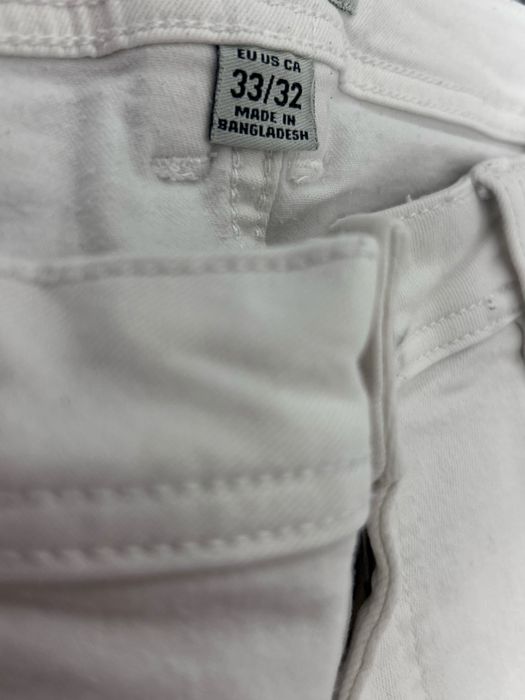 Blugi albi bărbați mărimea 33/32