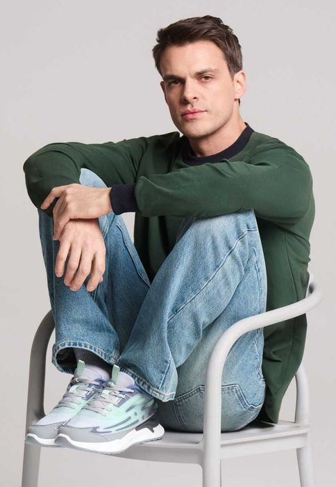 Мужские кроссовки Style, цвет серо-зеленый - Стильный Дизайн