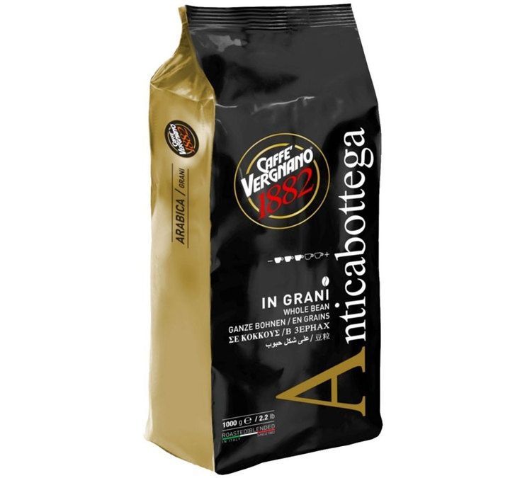 Кафе на зърна Vergnano Anticabottega 100% арабика