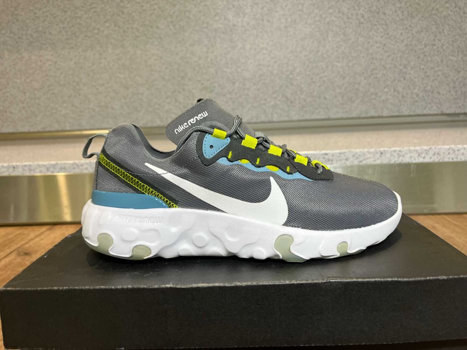 ОРИГИНАЛНИ *** Nike Renew Element 55 'Gray Blue Yellow'