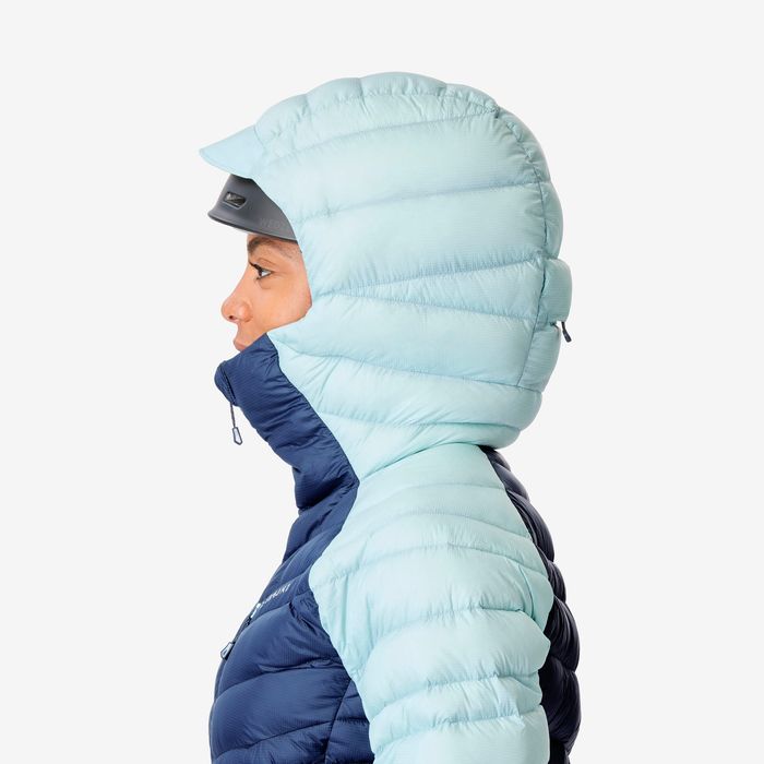 Geacă umplutură din puf Alpinism Albastru - produs resigilat Decathlon