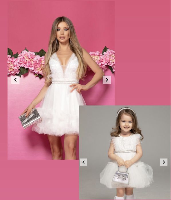 Официални рокли за мама и бебе Alessa