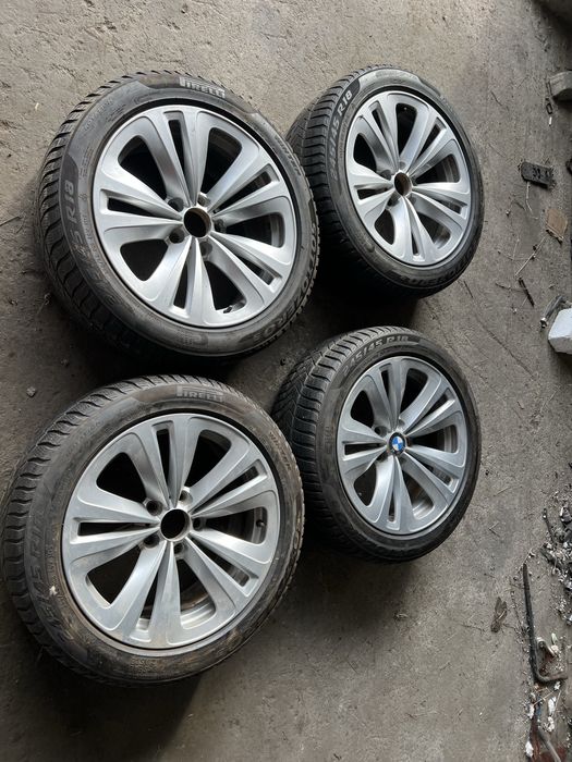 Jante bmw style 234 anvelope iarna pirelli 245 45 18 dot 2023 f01 f10