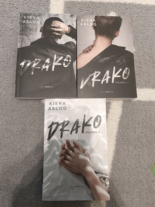 Vând 3 volume din seria Drako de Kiera Aslog