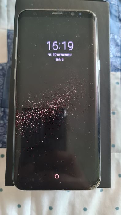 Samsung Galaxy S8 Plus с пукнат дисплей