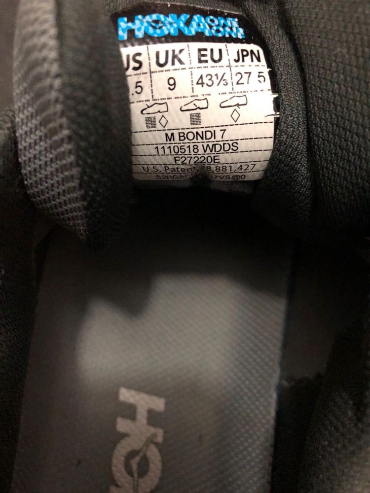 Hoka bondi 7 alergare marimea 43,1/3